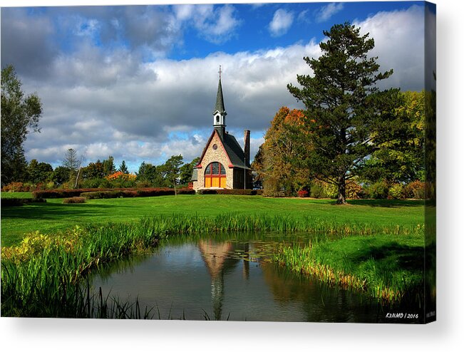 Acadian Acrylic Print featuring the photograph Grand-Pre National Historic Site 04 by Ken Morris