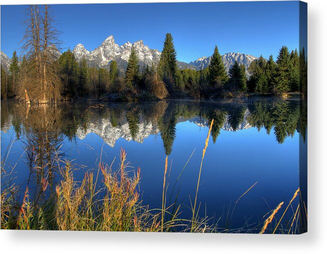No People Acrylic Print featuring the photograph Grand Teton National Park by Brett Pelletier