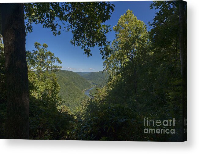 Grandview Park Acrylic Print featuring the photograph Grandview park on one of the trails by Dan Friend