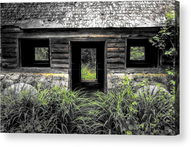 Cabin Acrylic Print featuring the photograph Granite House by John Meader