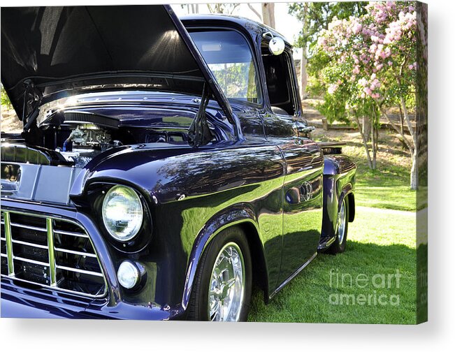 Clay Acrylic Print featuring the photograph Grape Fully Blown PIckup by Clayton Bruster