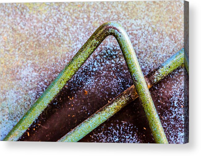 Abstract Photography Acrylic Print featuring the photograph Grasshopper Legs by SR Green