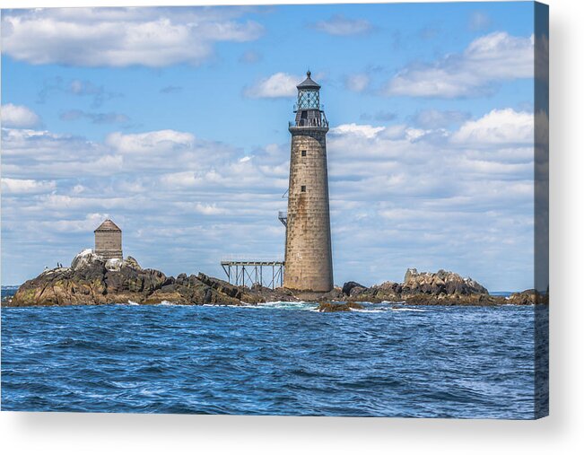 Lighthouse Acrylic Print featuring the photograph Graves Lightouse by Brian MacLean