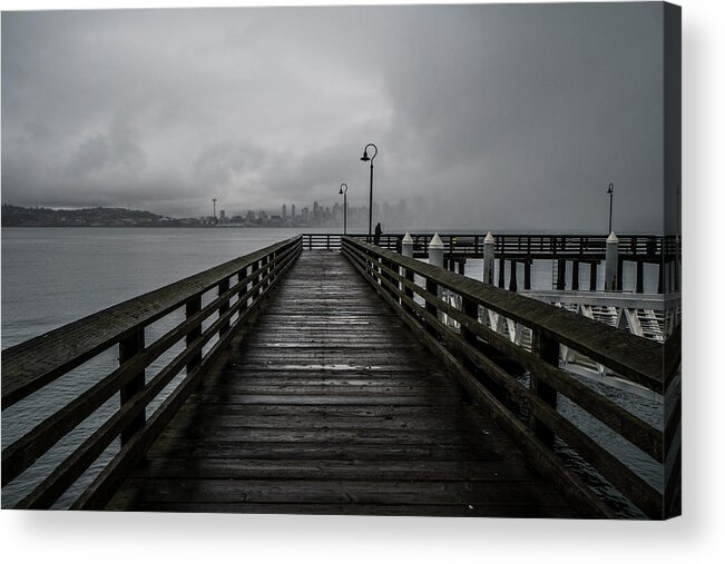 Seattle Acrylic Print featuring the photograph Gray Days In West Seattle by Matt McDonald
