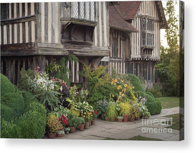 Golden Acrylic Print featuring the photograph Great Dixter House and Gardens by Perry Rodriguez