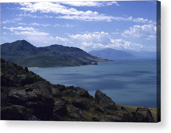 Great Salt Lake Acrylic Print featuring the photograph Great Salt Lake by Todd Kreuter