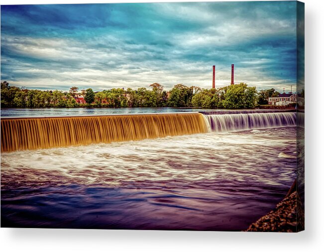 Great Stone Dam Acrylic Print featuring the photograph Great Stone Dam by Lilia S