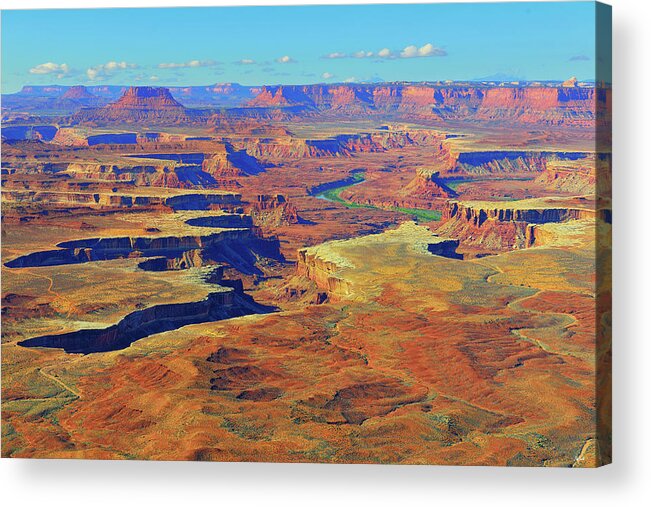 Canyonlands Acrylic Print featuring the photograph Green River Canyon by Greg Norrell