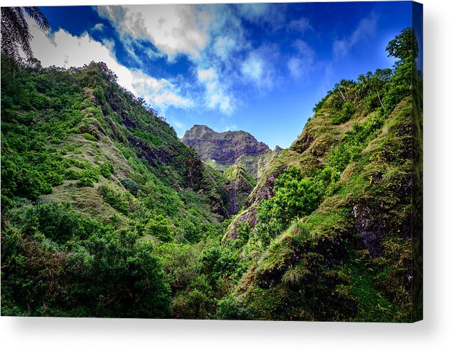 Hawaii Acrylic Print featuring the photograph Green Valley by Michael Scott