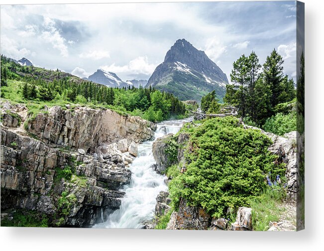 Glacier Acrylic Print featuring the photograph Grinnell Point by Margaret Pitcher