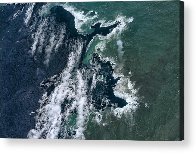 Kapoho Acrylic Print featuring the photograph Growing Kapoho Coastline by Christopher Johnson