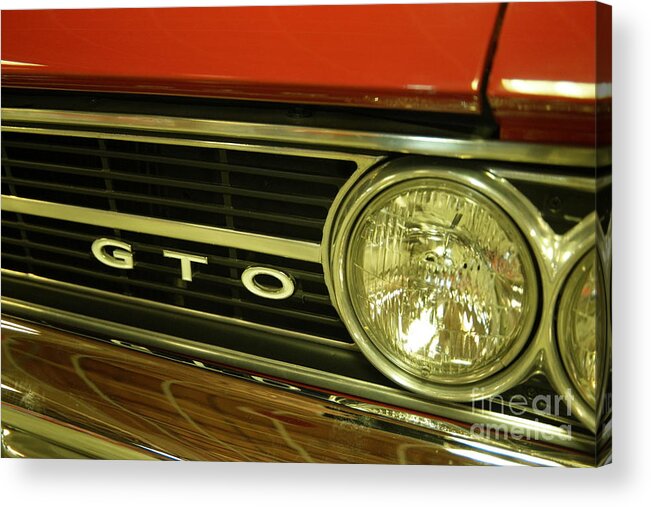 Car Acrylic Print featuring the photograph GTO by Jeff Swan