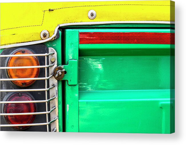 Auto Acrylic Print featuring the photograph Guarded by the Lines by Prakash Ghai