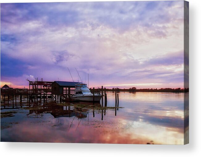 Scenic Acrylic Print featuring the photograph Hagley's Landing by Kathy Baccari