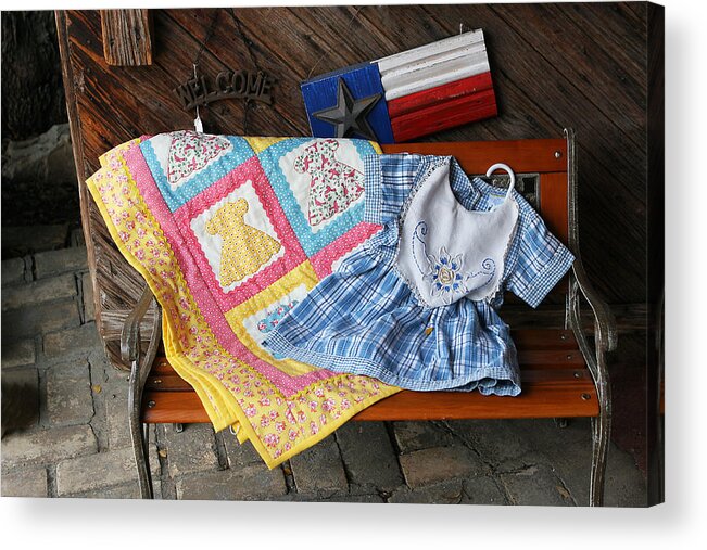 Rural Acrylic Print featuring the photograph Handmade Crafts by Linda Phelps
