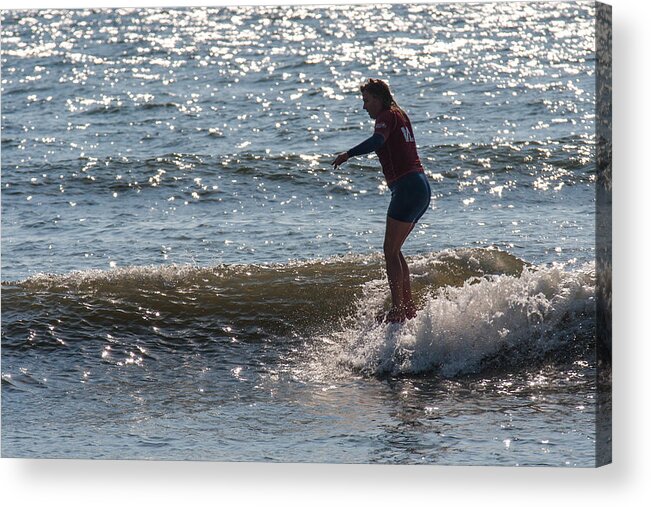 Photo Acrylic Print featuring the photograph Hangin' Ten by AM Photography