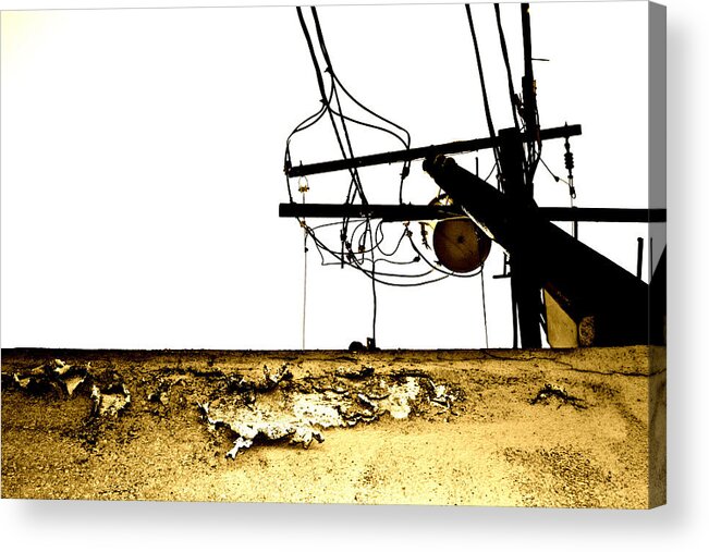 Abstract Art Acrylic Print featuring the photograph Hardware by Amber Abbott