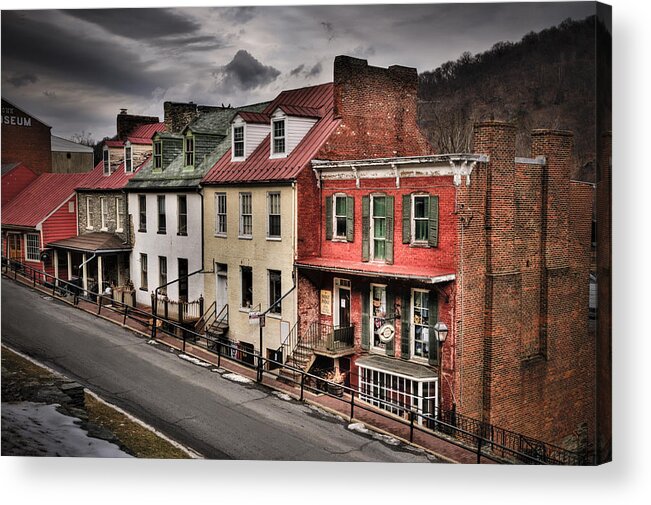 Hdr Acrylic Print featuring the photograph Harper's Ferry by T Cairns