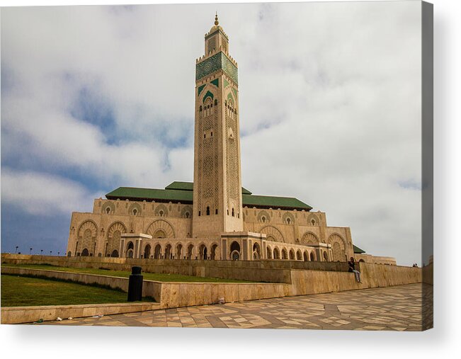 Hassan 11 Mosque Acrylic Print featuring the photograph Hassan 11 Mosque, Casablanca, Morocco by Venetia Featherstone-Witty