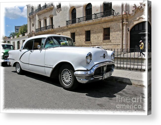 Havana Acrylic Print featuring the photograph Havana vintage 7 by Tom Griffithe