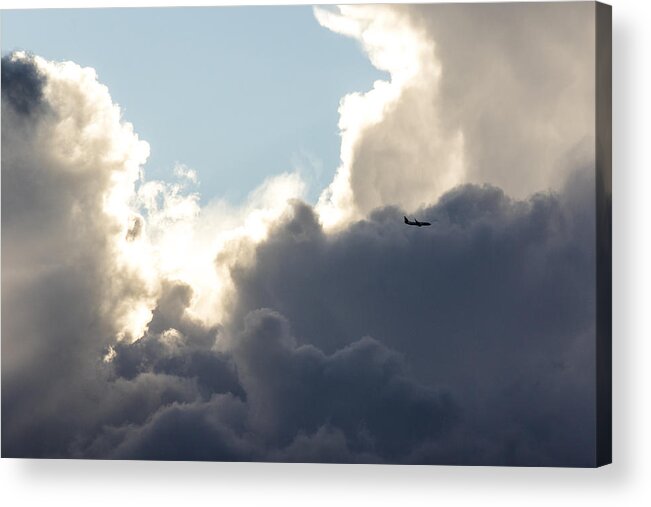 Travel Acrylic Print featuring the photograph Head in the clouds by Matt McDonald