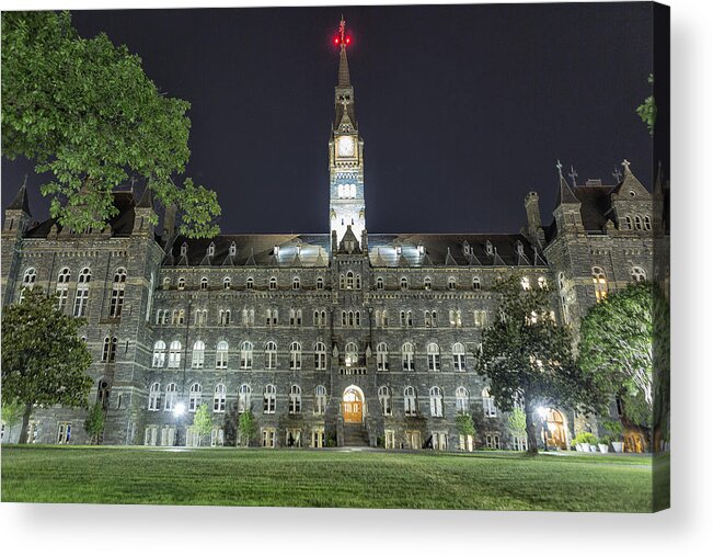 Healy Hall Acrylic Print featuring the photograph Healy Hall by Belinda Greb
