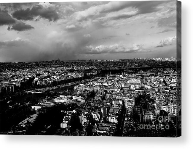 Paris Acrylic Print featuring the photograph Paris Skyline by M G Whittingham