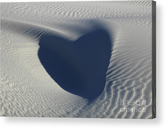 Heart Acrylic Print featuring the photograph Hearts in the Desert by Vivian Christopher