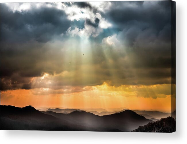Sunbeams Acrylic Print featuring the photograph Heaven's Lullaby by Karen Wiles