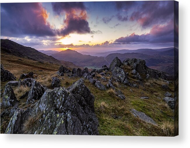 Lake District Acrylic Print featuring the photograph Hell Gill Pike by Neil Alexander Photography