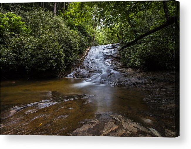 Helton Acrylic Print featuring the photograph Helton Creek Falls 2 by Sean Allen