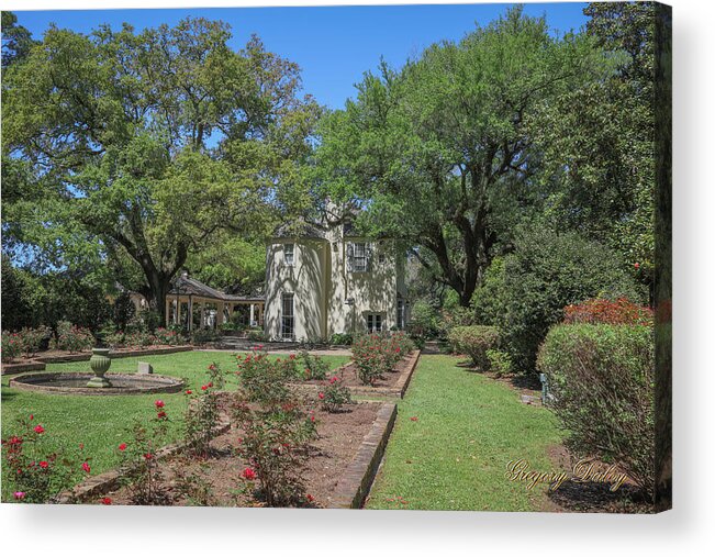 Ul Acrylic Print featuring the photograph Heyman House Garden 5 by Gregory Daley MPSA