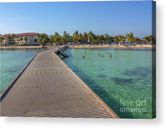 Florida Acrylic Print featuring the photograph Higgs Beach Key West by Benny Marty
