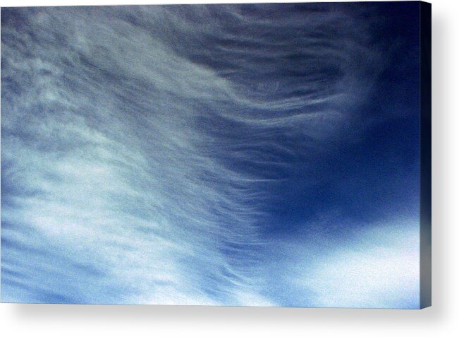 Clouds Acrylic Print featuring the photograph High Cirrus by T Guy Spencer