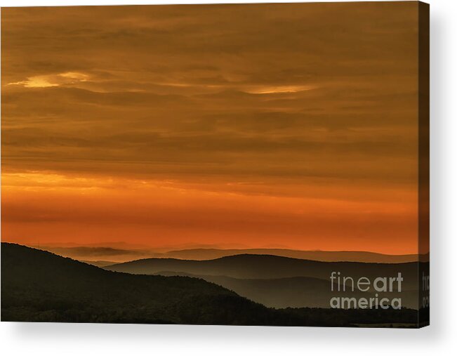 Sunrise Acrylic Print featuring the photograph Highland Daybreak by Thomas R Fletcher