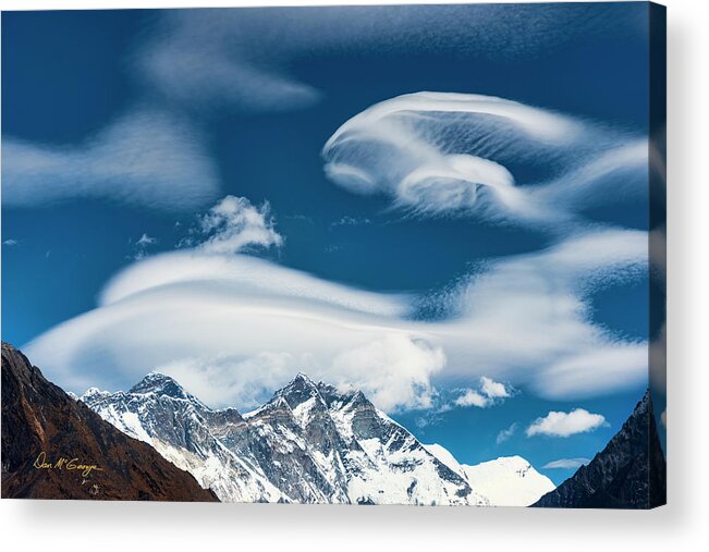 Everest Acrylic Print featuring the photograph Himalayan Sky by Dan McGeorge