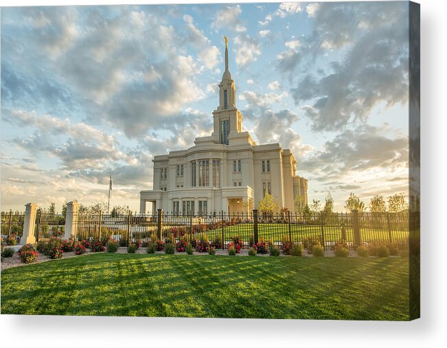 Payson Acrylic Print featuring the photograph His Light by Dustin LeFevre