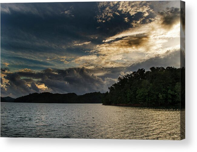 Hiwassee Lake Acrylic Print featuring the photograph Hiwassee Lake From Hanging Dog Recreation Area by Greg and Chrystal Mimbs