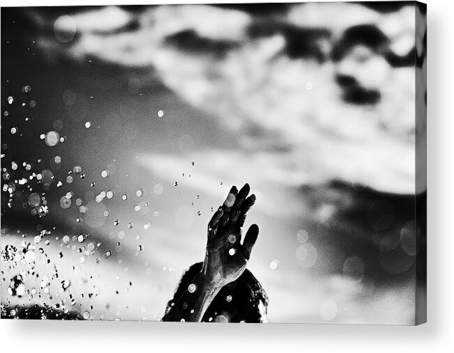Surfing Acrylic Print featuring the photograph Hola by Nik West