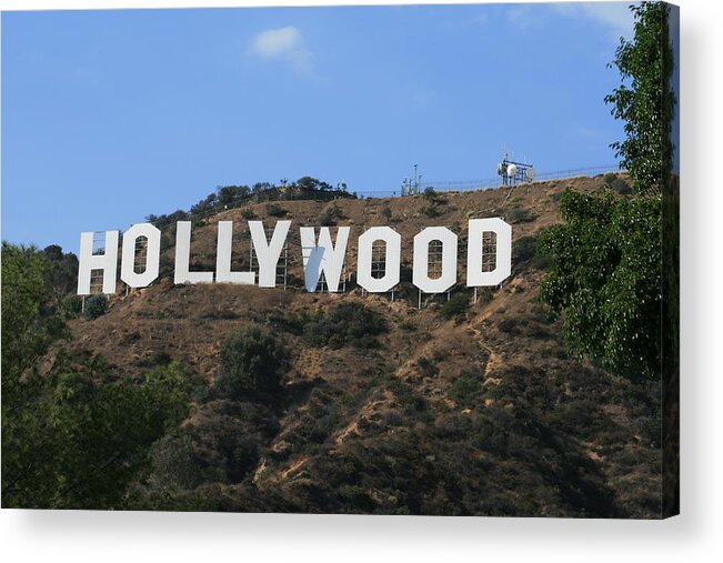 Hollywood Acrylic Print featuring the photograph Hollywood by Marna Edwards Flavell