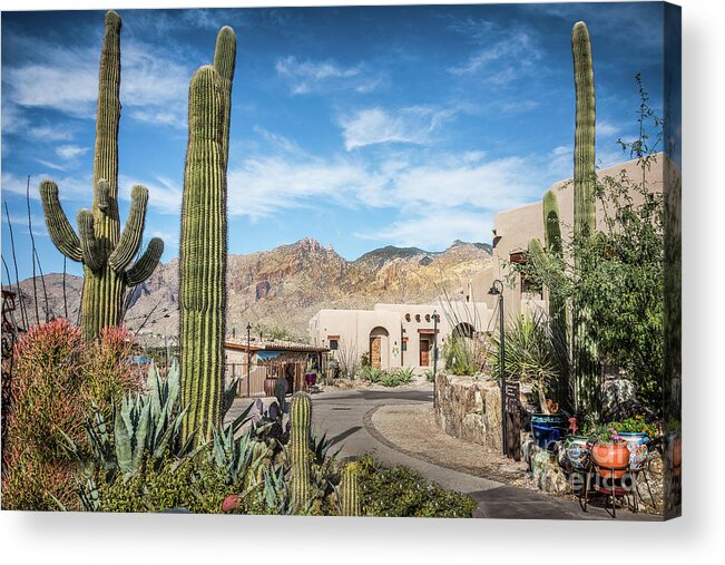 Architecture Acrylic Print featuring the photograph Home in the Southwest by David Levin