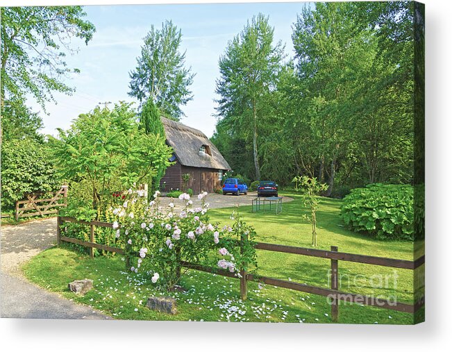 Homes Acrylic Print featuring the digital art Home Sweet Home by Andrew Middleton