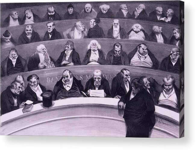 History Acrylic Print featuring the photograph Honore Daumier 1808-1879, Satirical by Everett