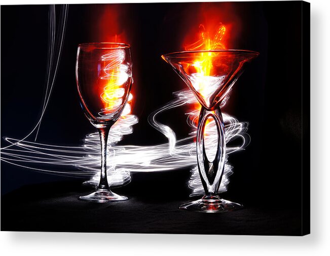 Martini Acrylic Print featuring the photograph Hot Stuff by Bryan Xavier
