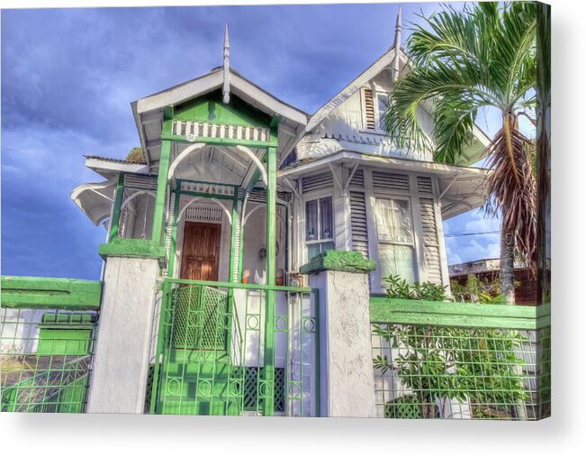 Colorful House Acrylic Print featuring the photograph House # 50 by Nadia Sanowar
