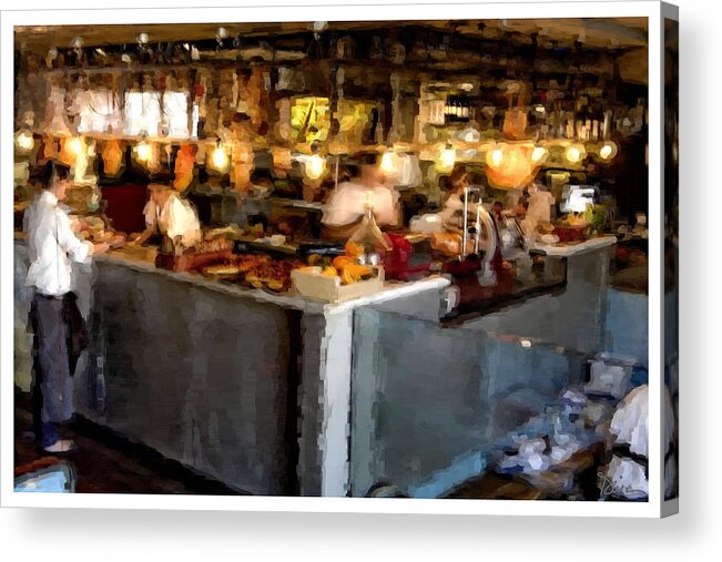 Restaurant Acrylic Print featuring the photograph Hustle and Bustle by Peggy Dietz