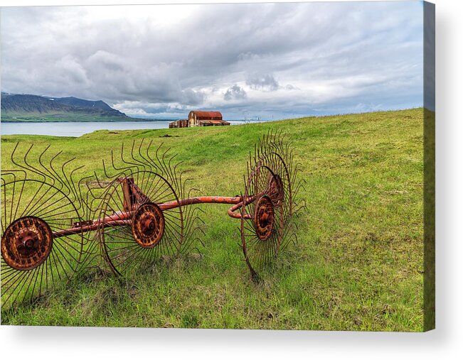 Iceland Acrylic Print featuring the photograph Icelandic Farm by Tom Singleton