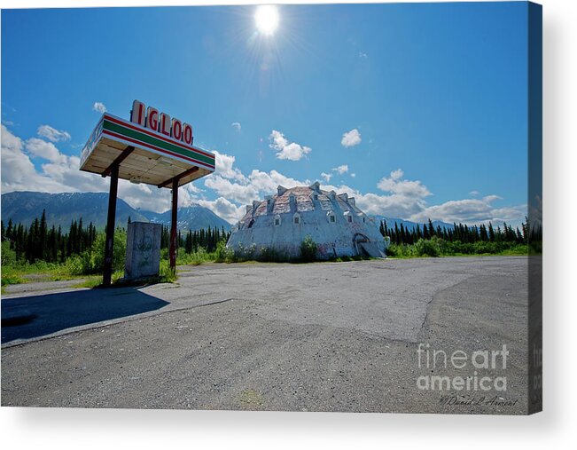 Igloo Building Acrylic Print featuring the photograph Igloo by David Arment