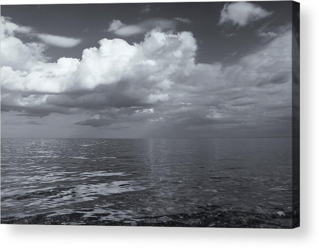 Imagine In Grey Acrylic Print featuring the photograph Imagine in Grey by Rachel Cohen