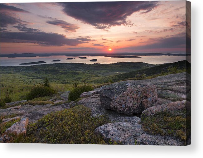 Maine Acrylic Print featuring the photograph In Memoriam by Patrick Downey